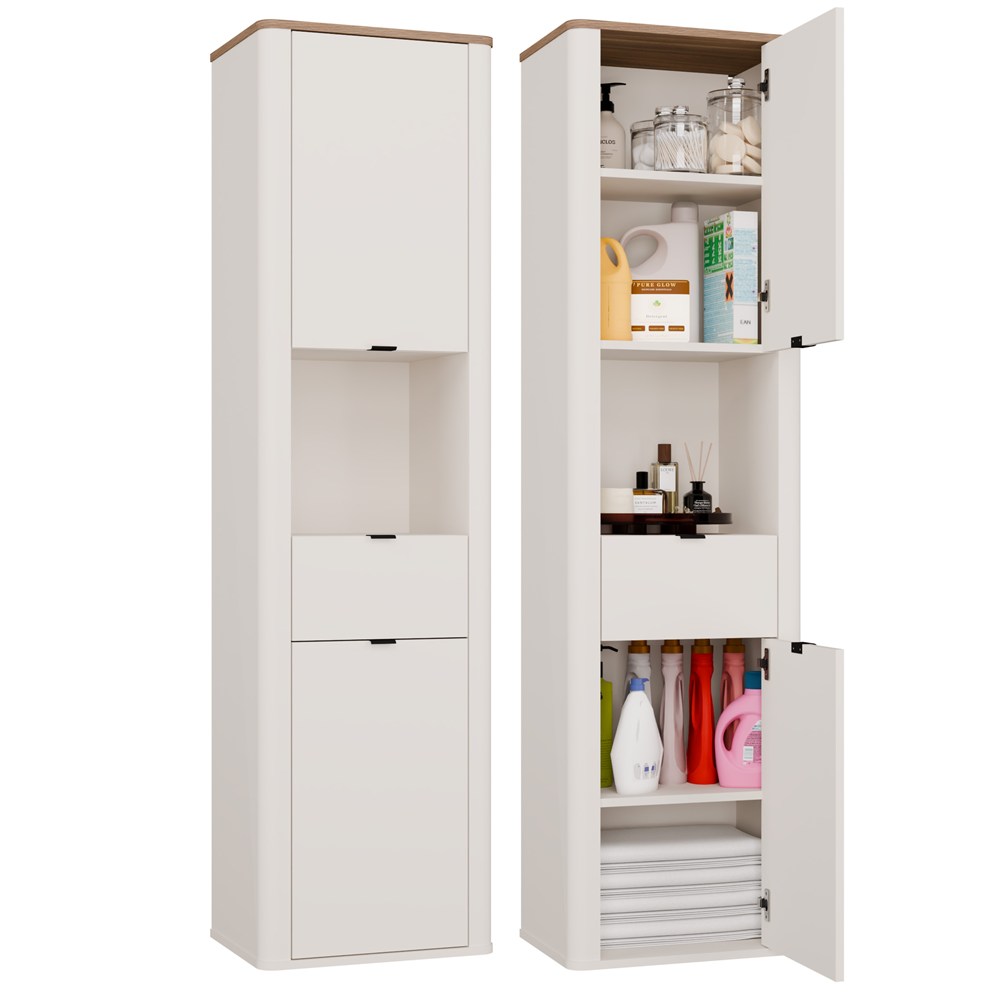 Badezimmerschrank CORDOBA 2D1S KASCHMIR EICHE CASTELLO Hängender Schrank Schublade