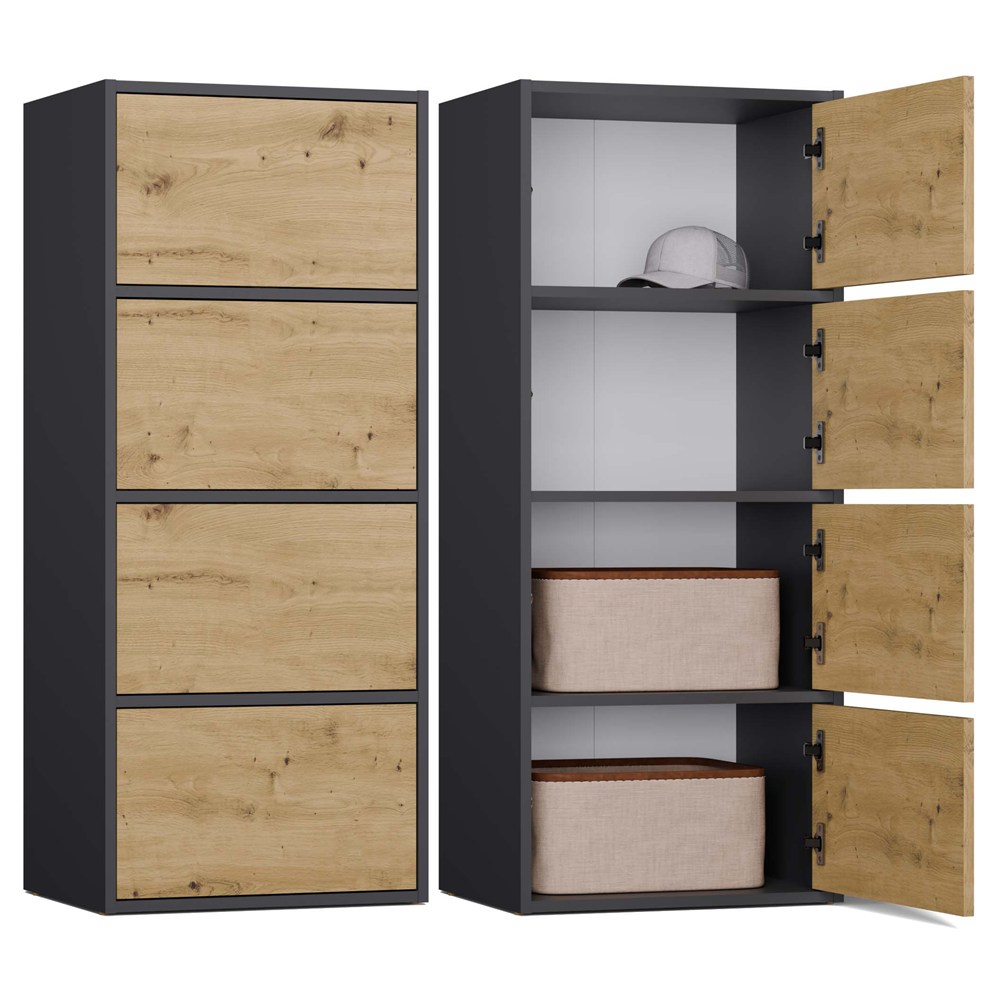 Kommode ALMA ANTHRAZIT EICHE ARTISAN
