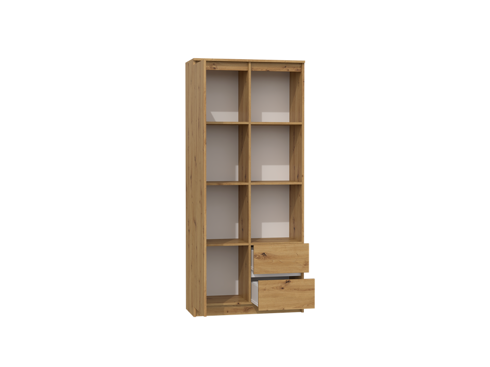 Rs-80 Bily Artisan: Regał dąbowy Premium