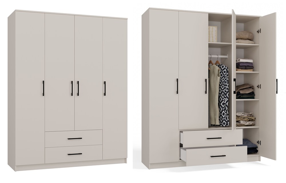 Schrank Romana 160X205 KASCHMIR BEIGE