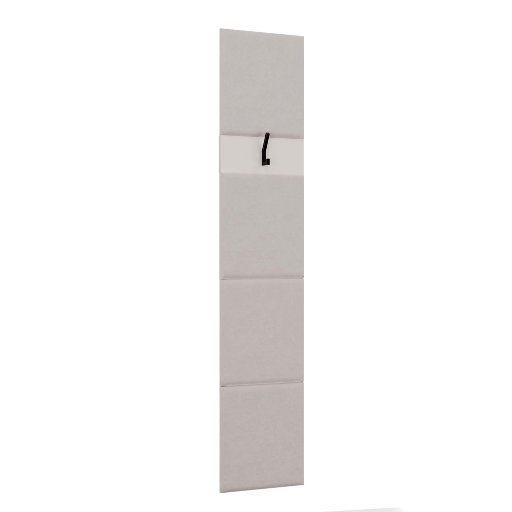 SEITLICHER HAKEN HAGA Gepolstert Für Garderobe Flur KASCHMIR BEIGE 152x31