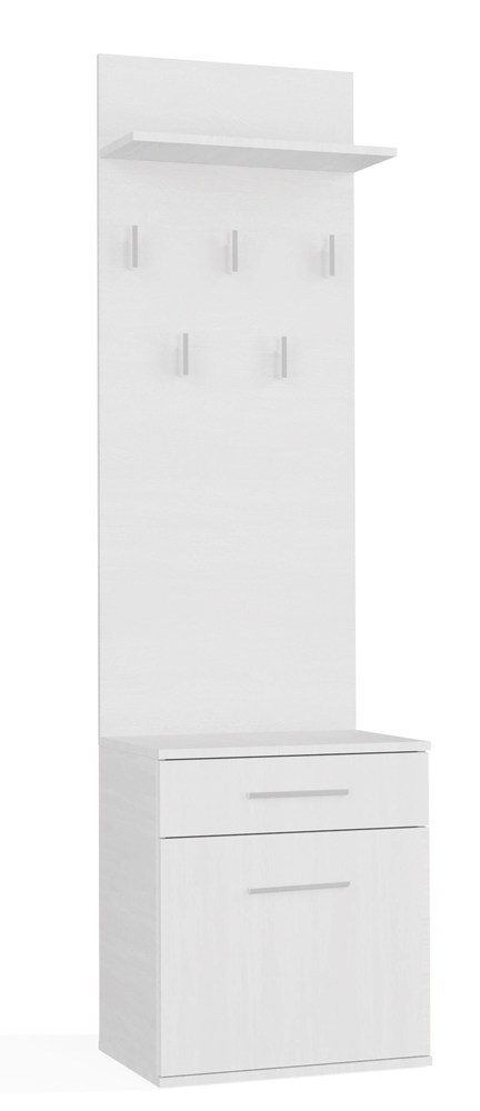 Garderobenhaken Duo DUO WEIß