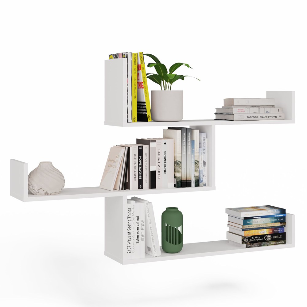 Hängeregale KOBI Für Wohnzimmer Für Zimmer WEIß