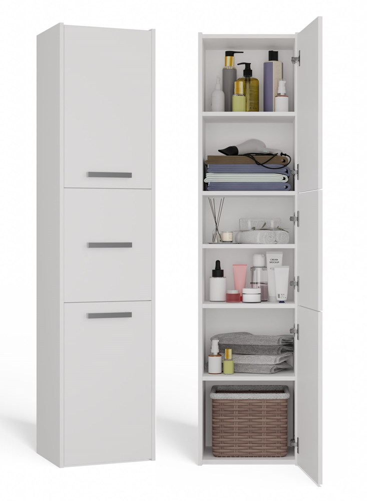Badezimmerschrank Sara S43 WEISS