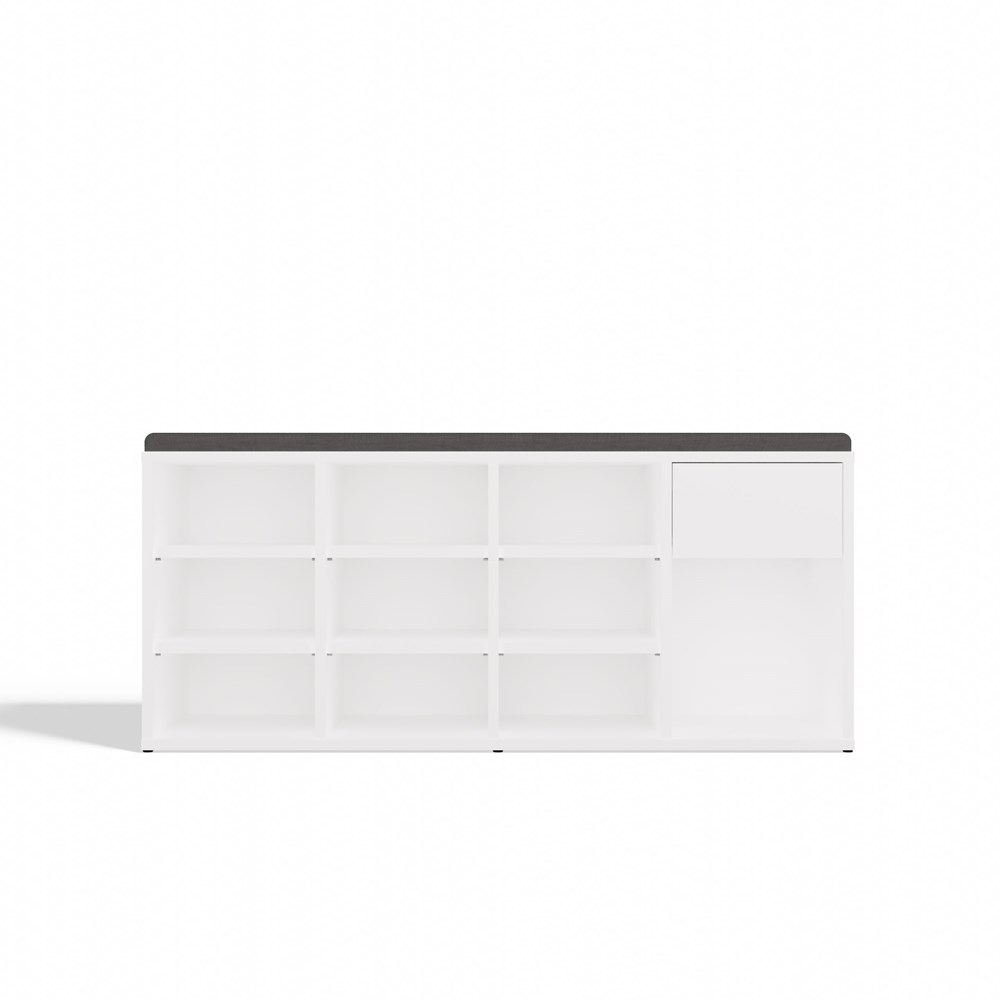 Szafka Na Obuwie Buty Otwarta TALLIN BIAŁY Do Przedpokoju