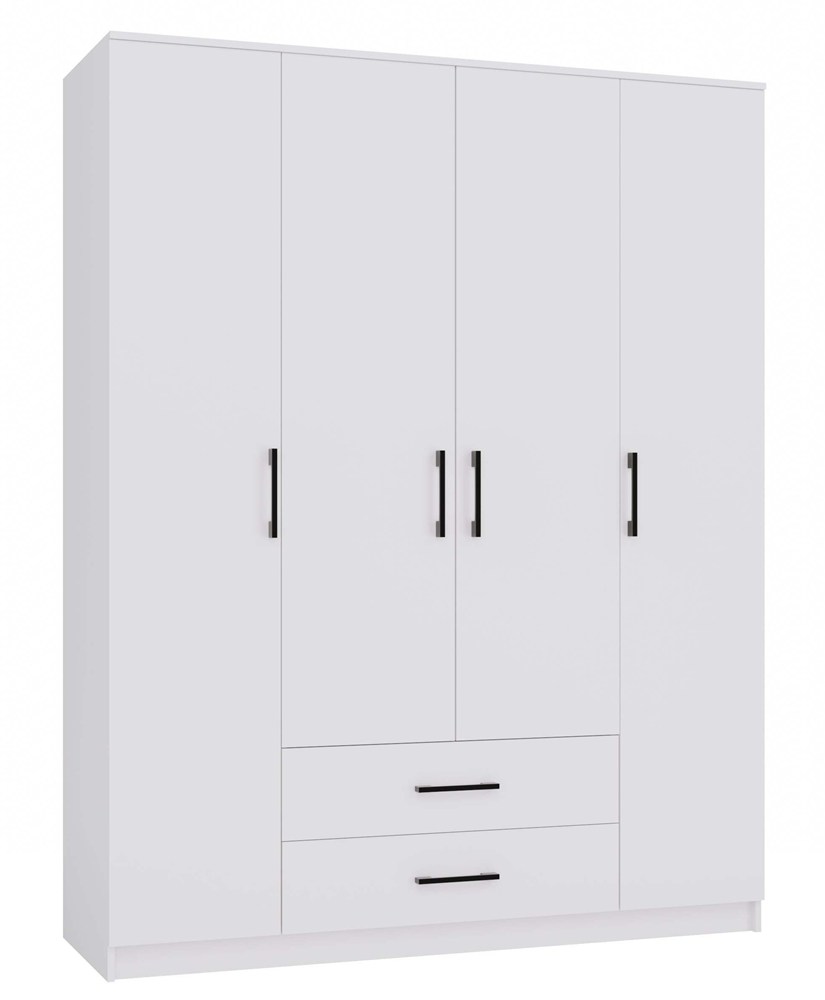 Schrank ROMANA 160 WEISS Ohne Spiegel