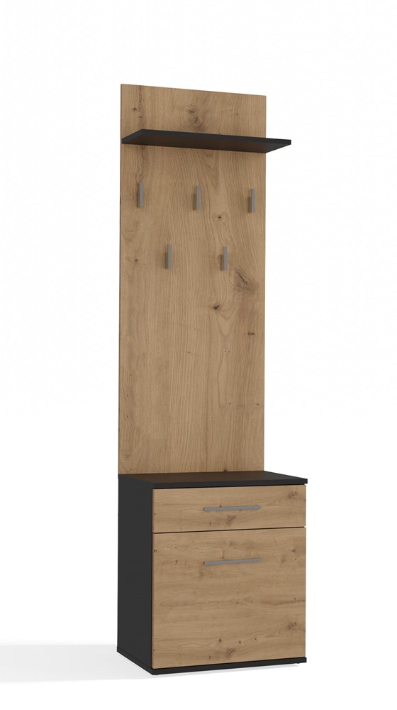 Garderobe Duo DUO ANTHRAZIT ARTISAN