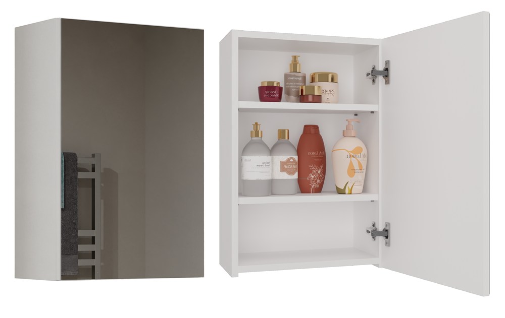 Hängeschrank Badezimmer POLA 1DL WEISS